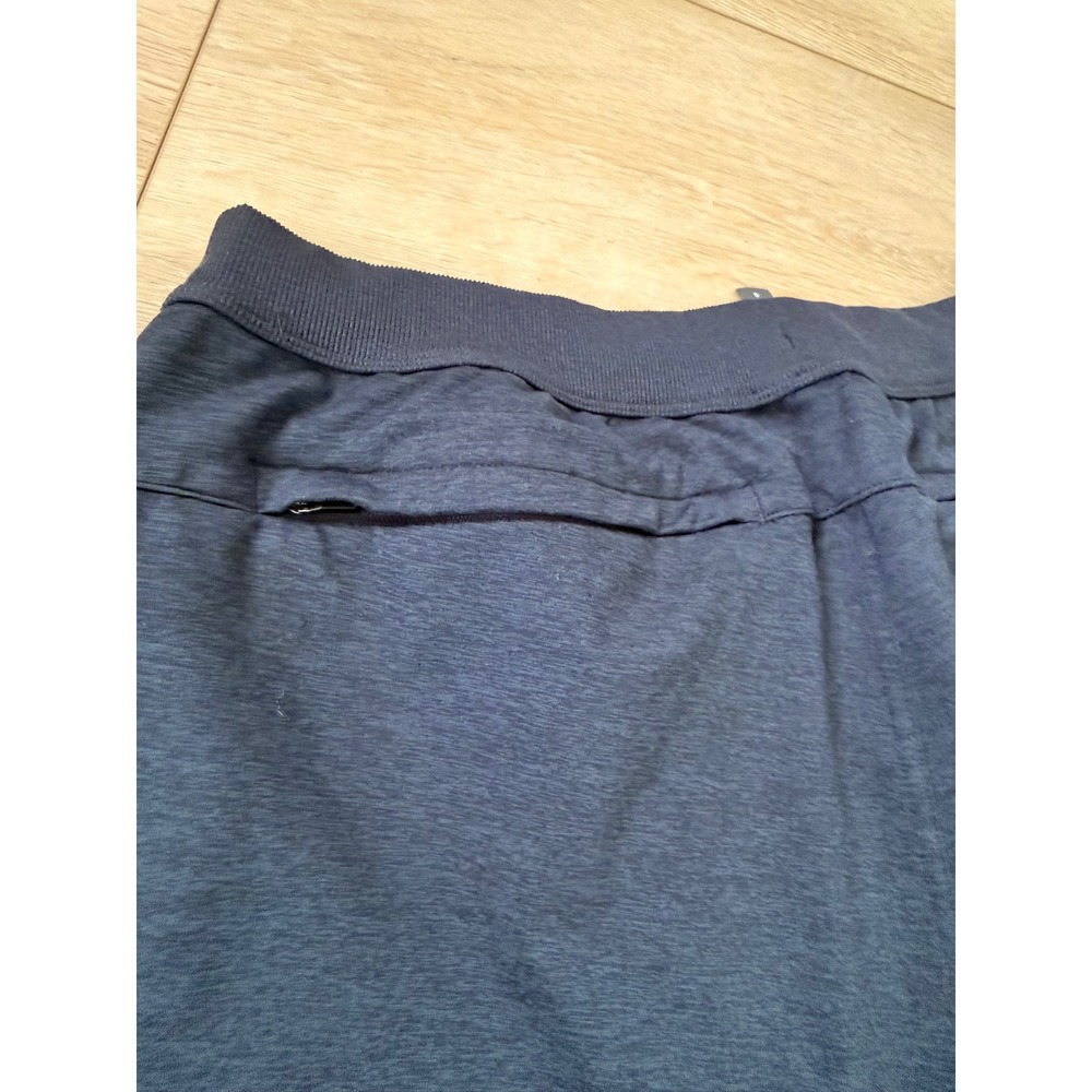 Vuori Ponto Performance Shorts Mens Large Charcoal Heather Blue DreamKnit Gym 7" - Picture 6 of 7